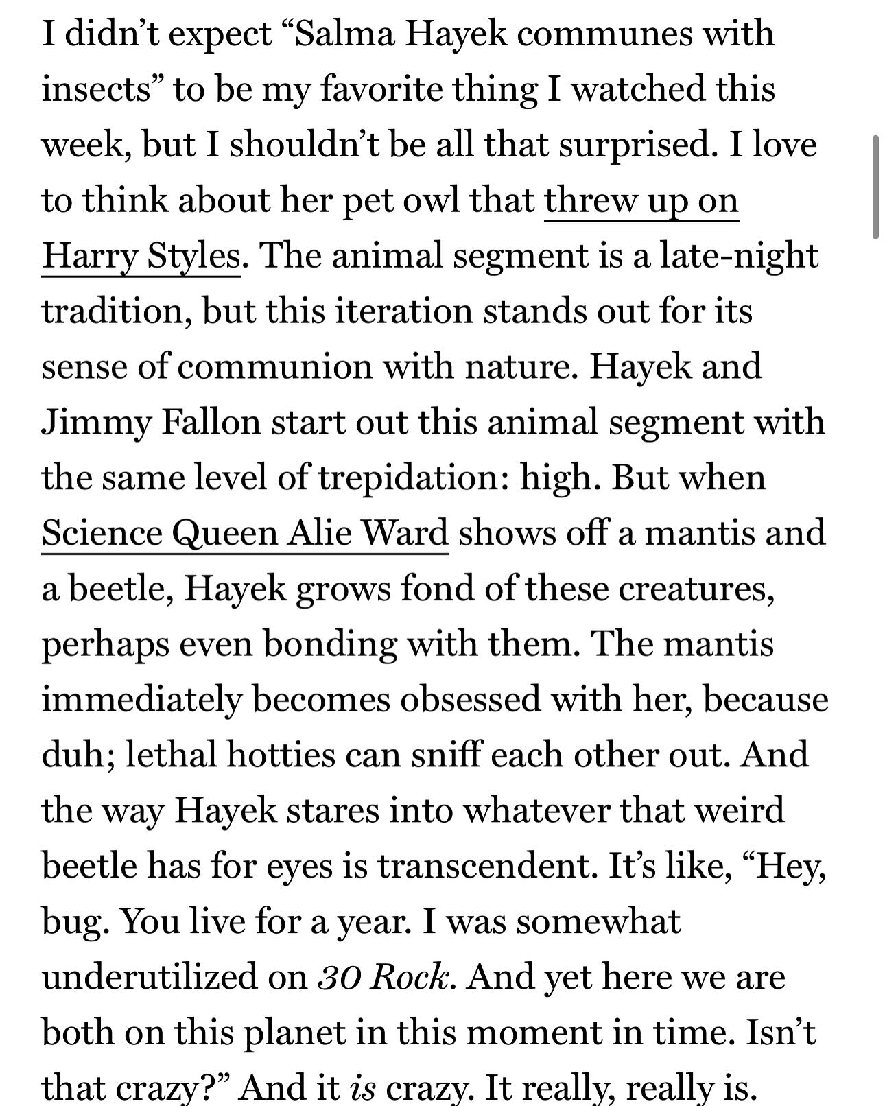 Alie Ward Wows Late Night With Live Bugs