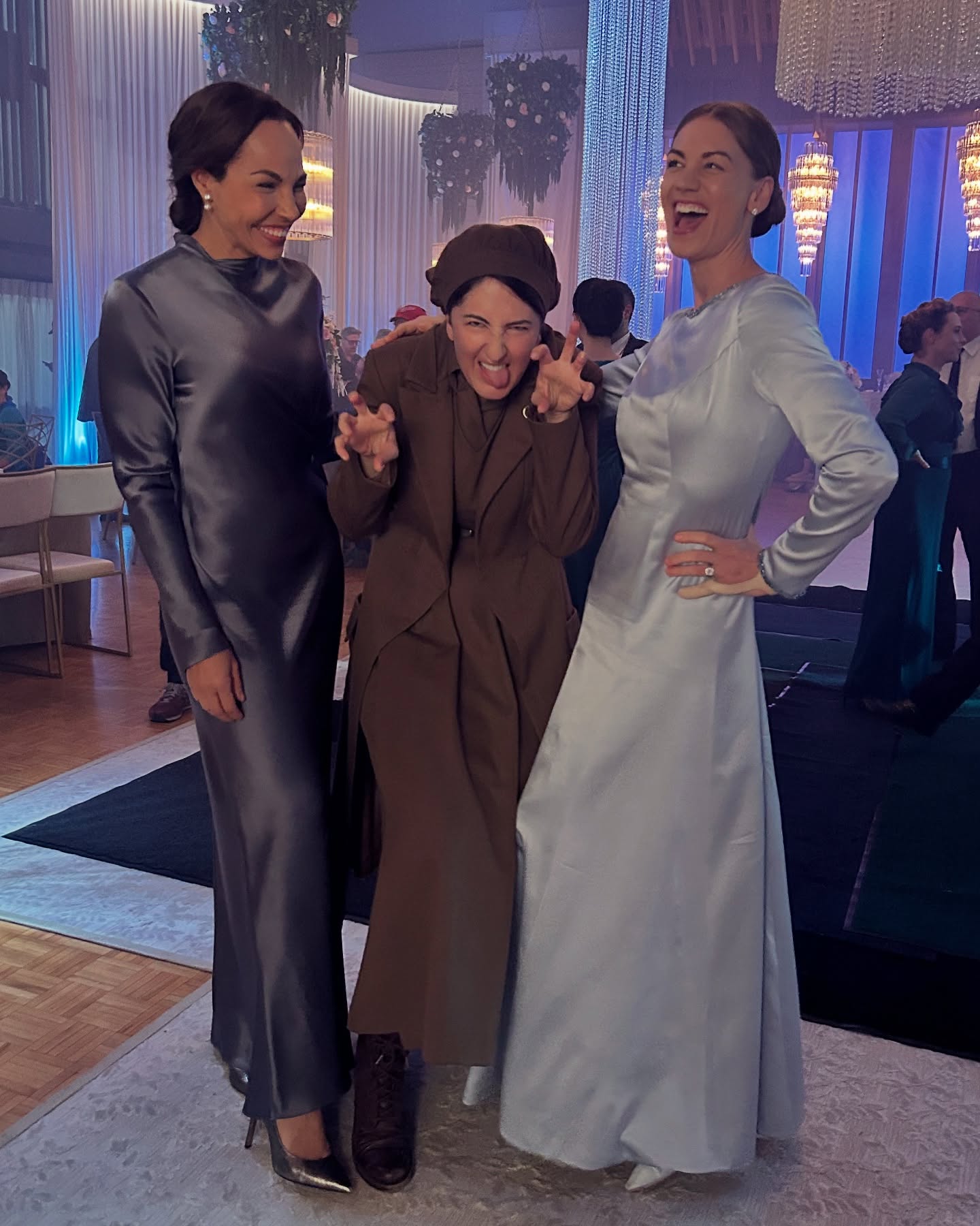 Amanda Brugel Serves Bold On-Set Moment