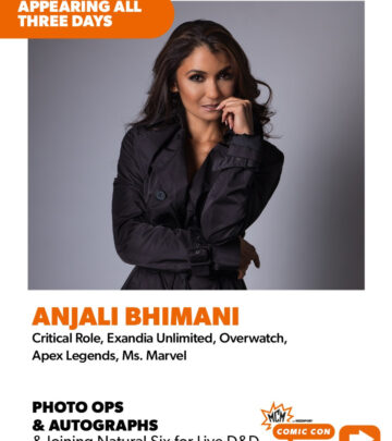 MCM London welcomes Anjali Bhimani for autographs and live D&D at MCM, May 23 – Don't Miss