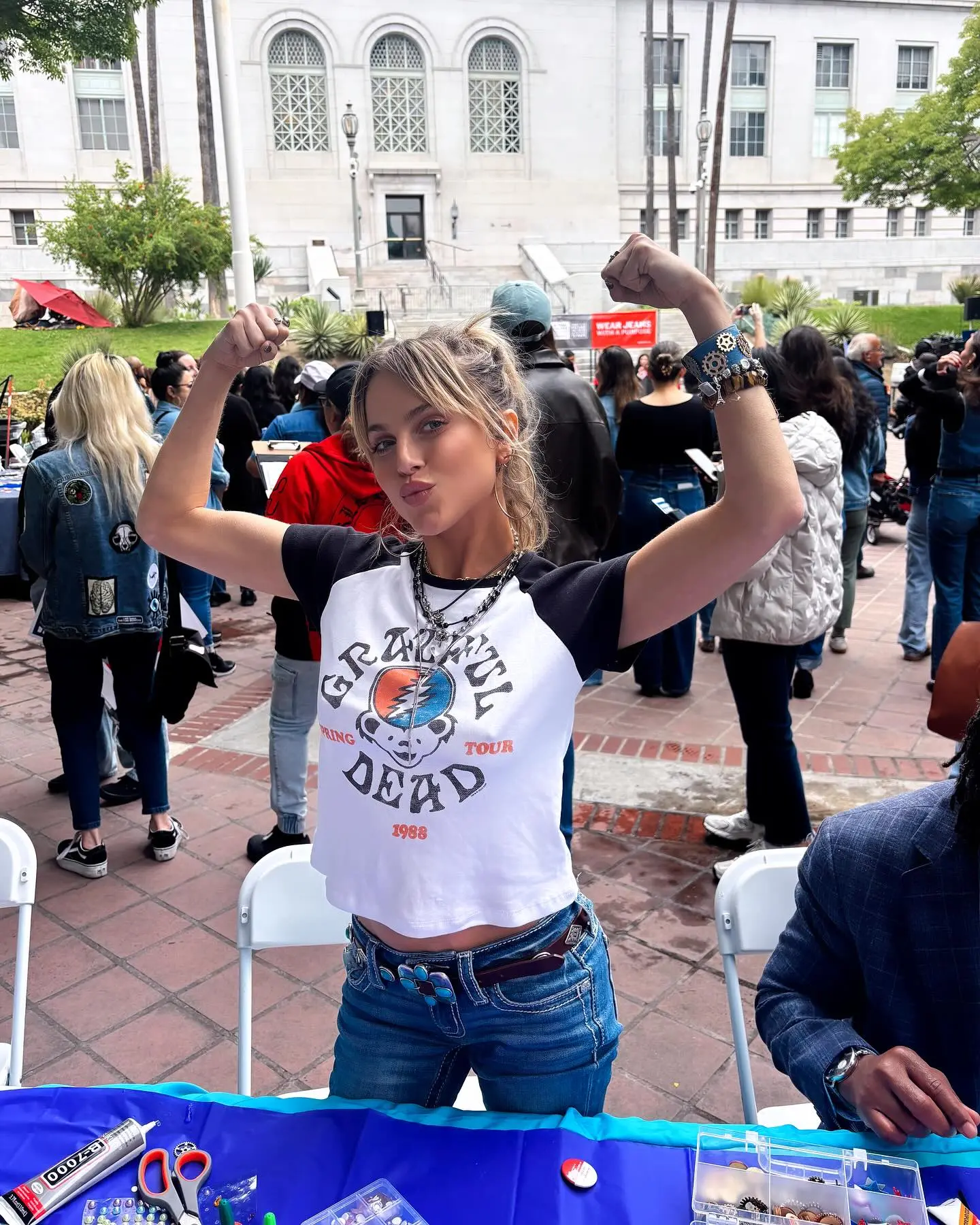 Anne Winters Supports Denim Day And Mental Health Advocacy