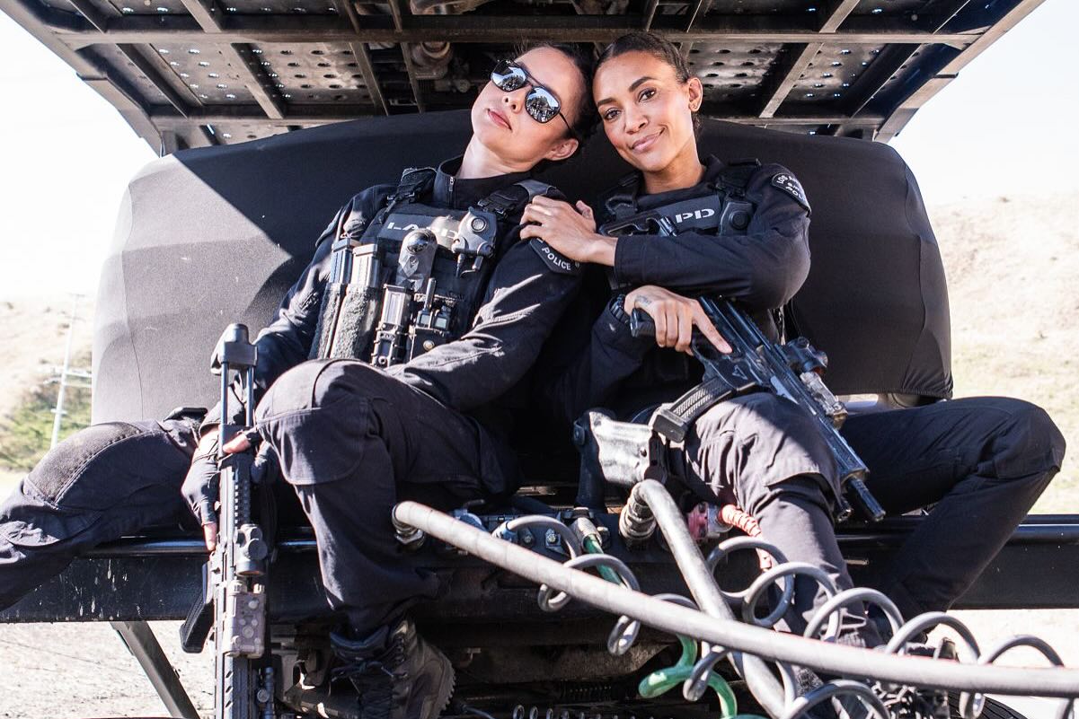 Annie Ilonzeh Promotes S.W.A.T. Finale