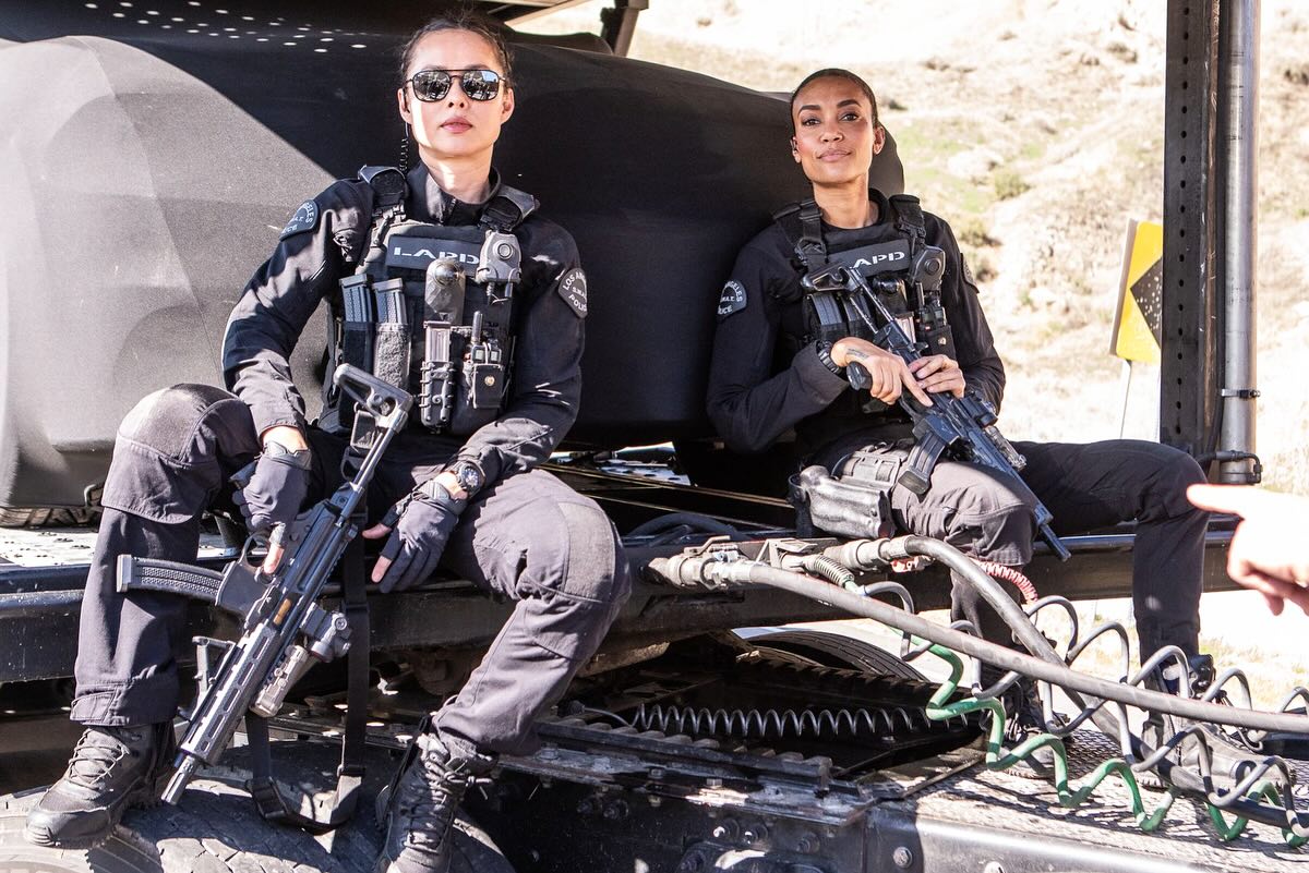 Annie Ilonzeh Promotes S.W.A.T. Finale