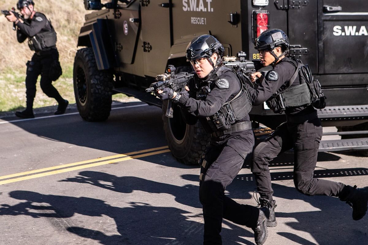 Annie Ilonzeh Promotes S.W.A.T. Finale