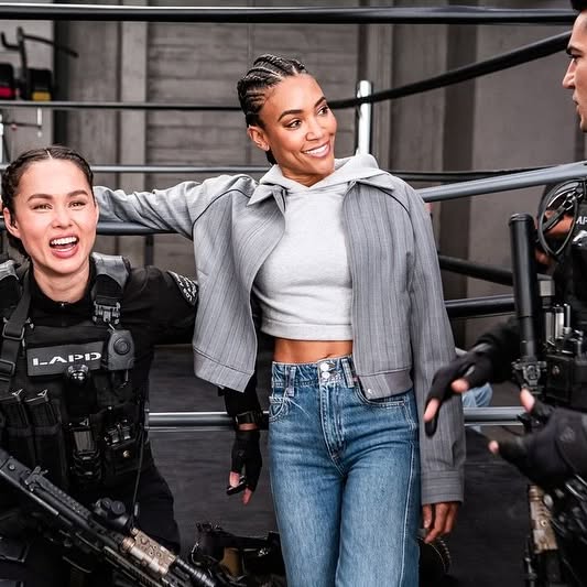 Annie Ilonzeh Shares S.W.A.T BTS Moments