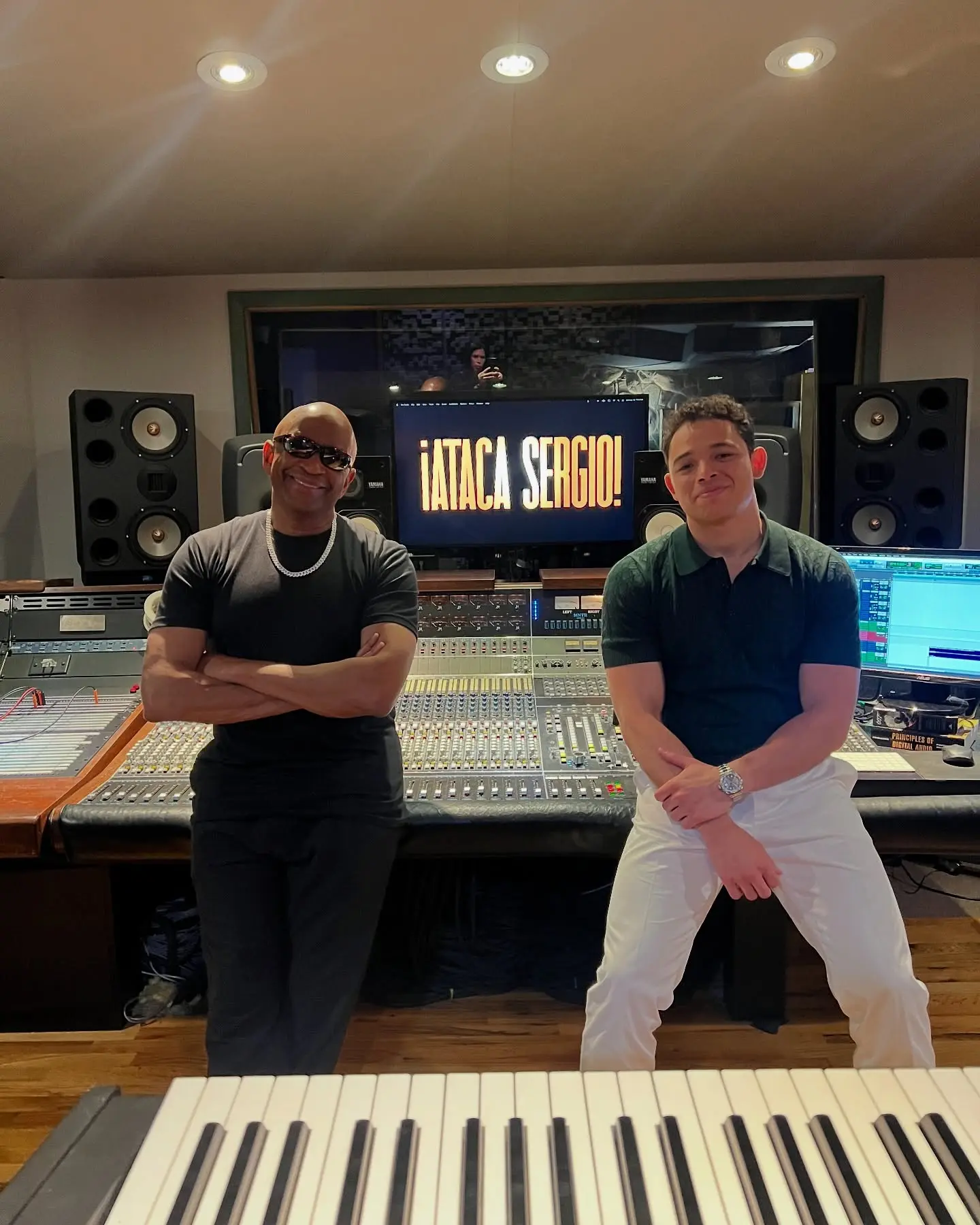 Anthony Ramos Teases Salsa Collab With Sergio George Hamilton star Anthony Ramos partners with Latin music icon Sergio George for salsa track!!