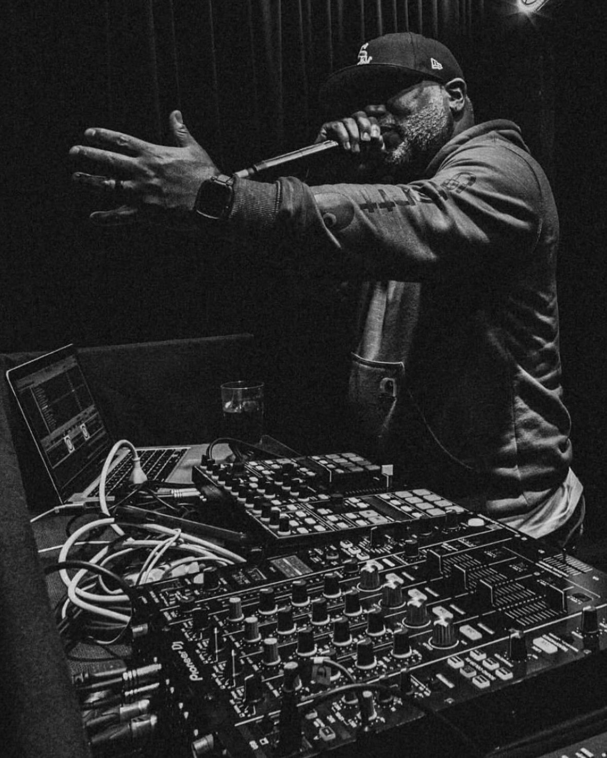 Apollo Brown Stuns In Captivating Instagram Shot Apollo Brown's new Instagram post, snapped by James Cabron exudes style and creative flair.