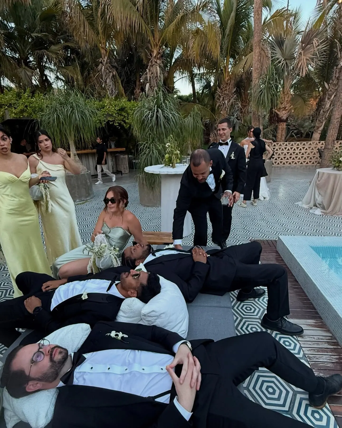 Armani White Celebrates Bond With Fellow Groommen