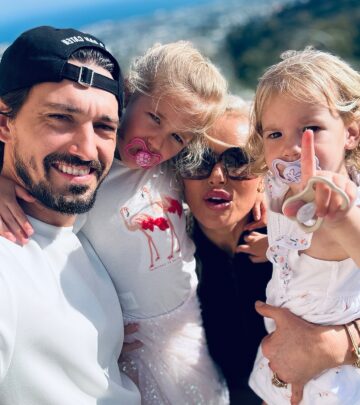 Asher Monroe Enjoys A Mythical Family Day Out