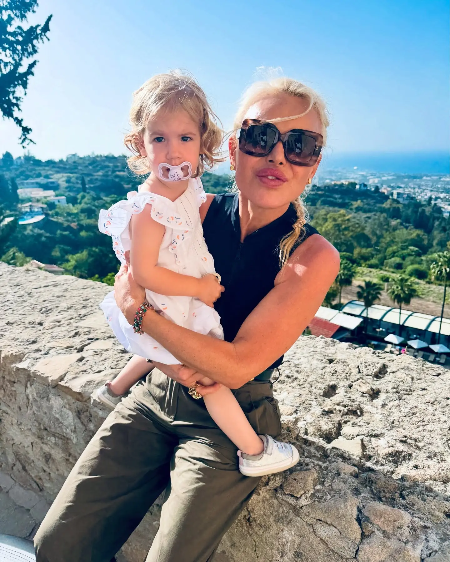 Asher Monroe Enjoys A Mythical Family Day Out