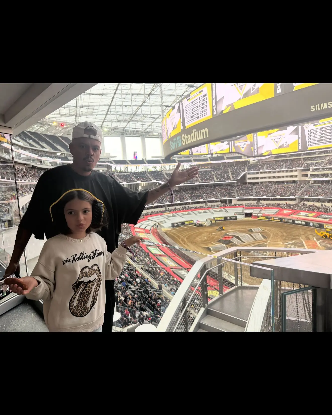 Ashlee Simpson Rocks Monster Jam Show