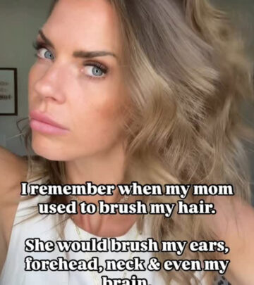 Mom Ashley Gardner posts a witty update, evoking laughter over motherhood memories indeed.