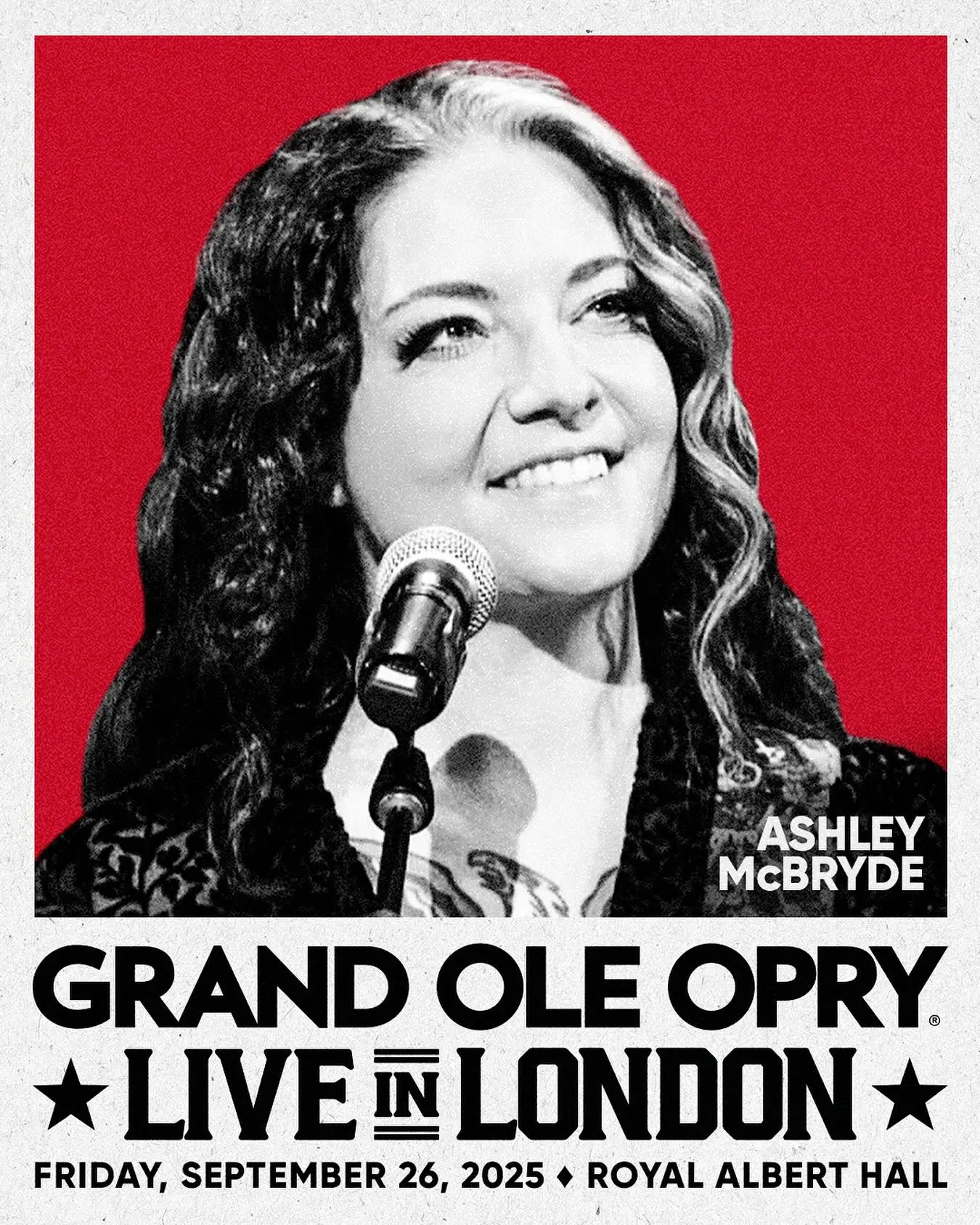 Ashley McBryde to Perform at Opry 100 in London Country star eyes iconic Royal Albert stage for grand centenary salute and overseas debut!