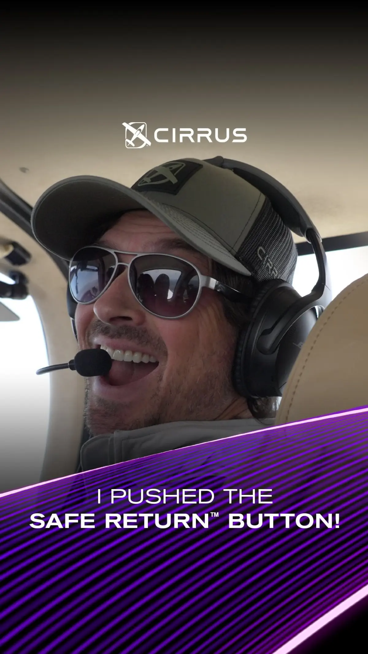 Ian Somerhalder displays autoland tech that redefines safety and inspires new flyer dreams.