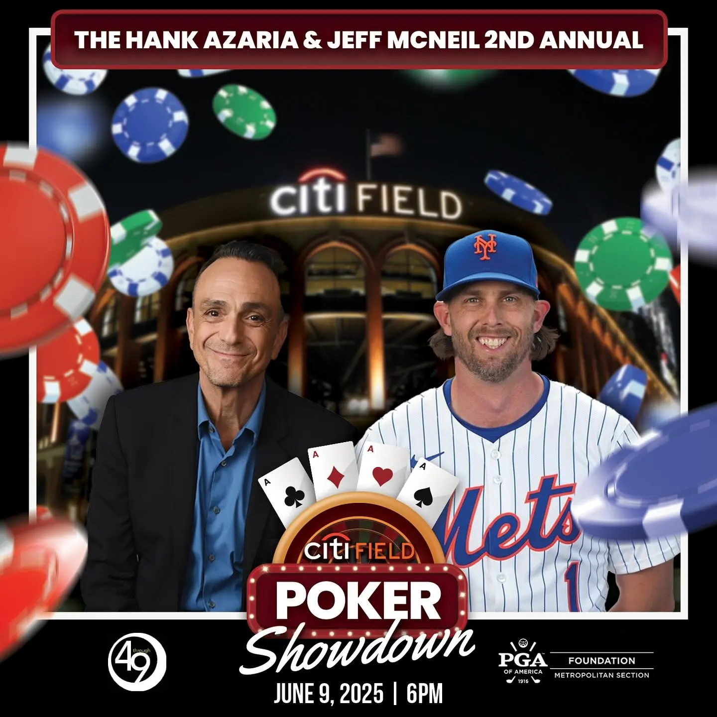 Charity Poker Night unites laughter and giving at Citi Field for two deserving foundations