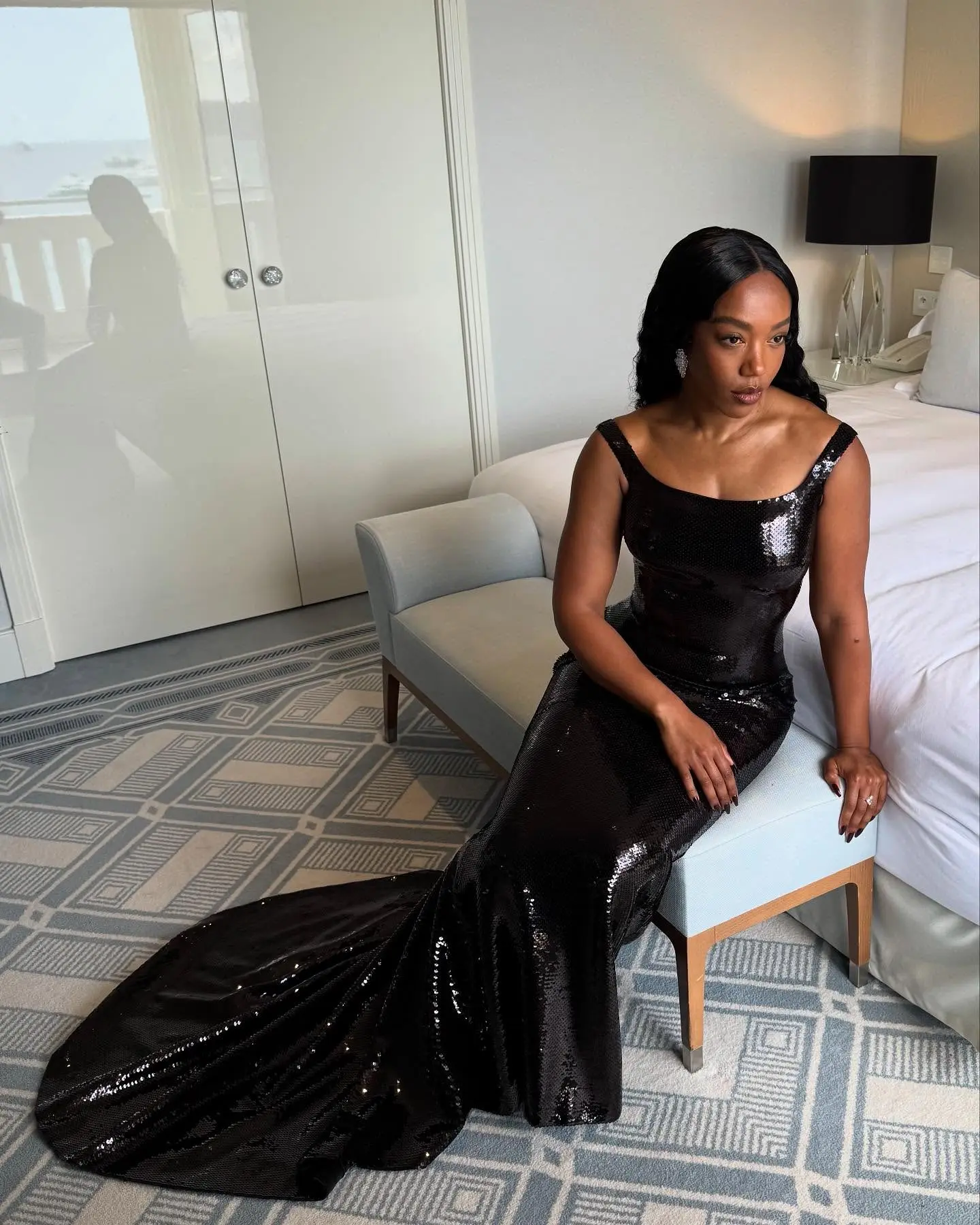 Balenciaga Shines At Cannes Naomi Ackie shines at Balenciaga's Cannes debut, blending film charm & chic style onstage!