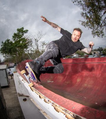 Skate icon Bam Margera stuns followers with a slick trick and homage to epic skate legacy.