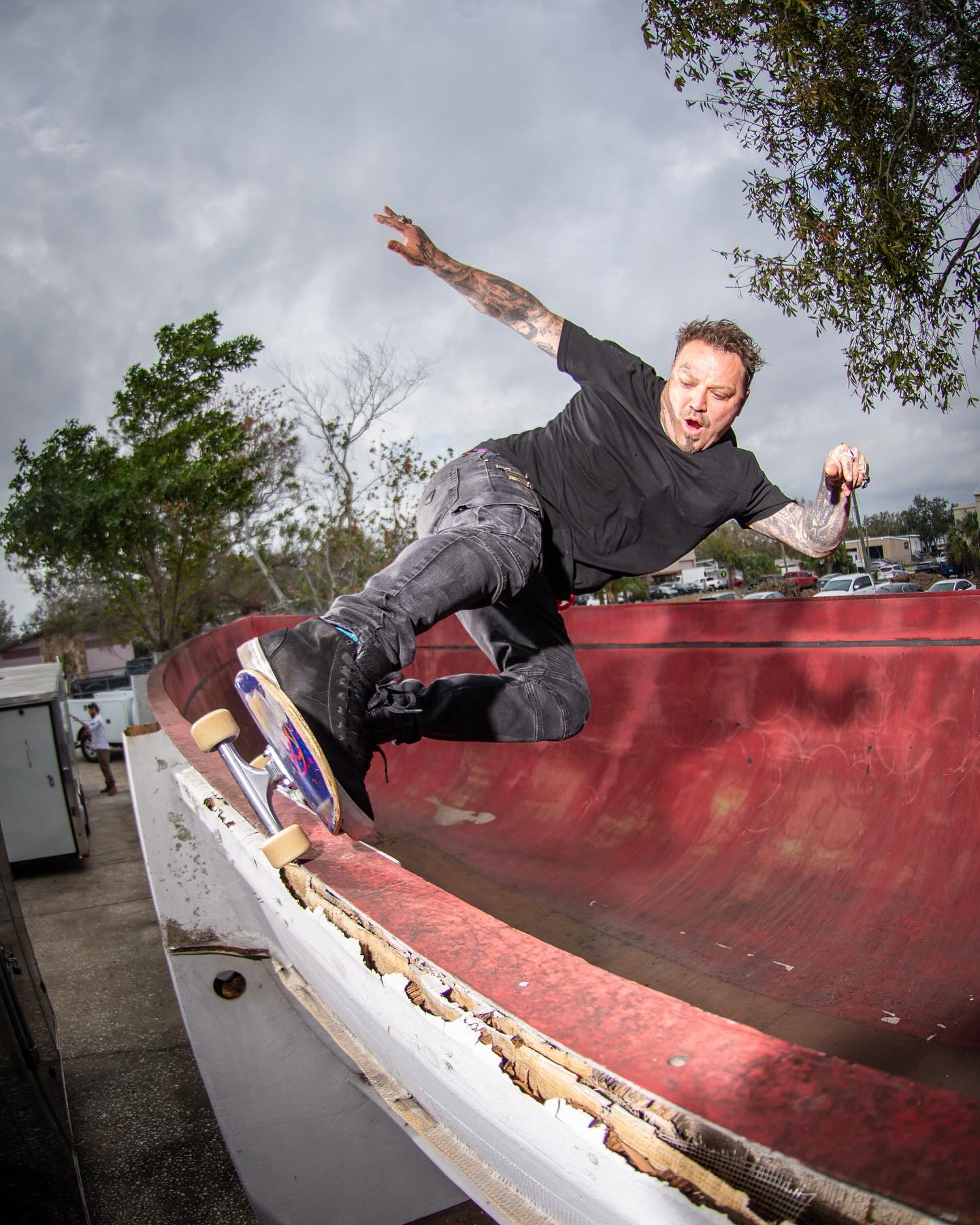 Bam Margera Rocks Feeble Fakie In Issue 85 Skate icon Bam Margera stuns followers with a slick trick and homage to epic skate legacy.