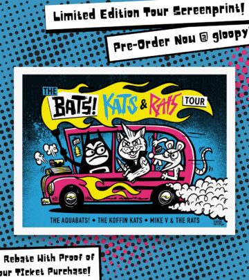 Bats! Kats & Rats 2025 Tour Poster Revealed