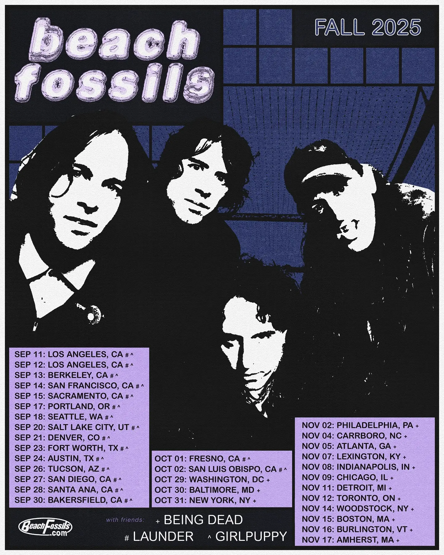 North American tour dates, exclusive pre-sale access, Discord Q&A, and fan song requests!!!