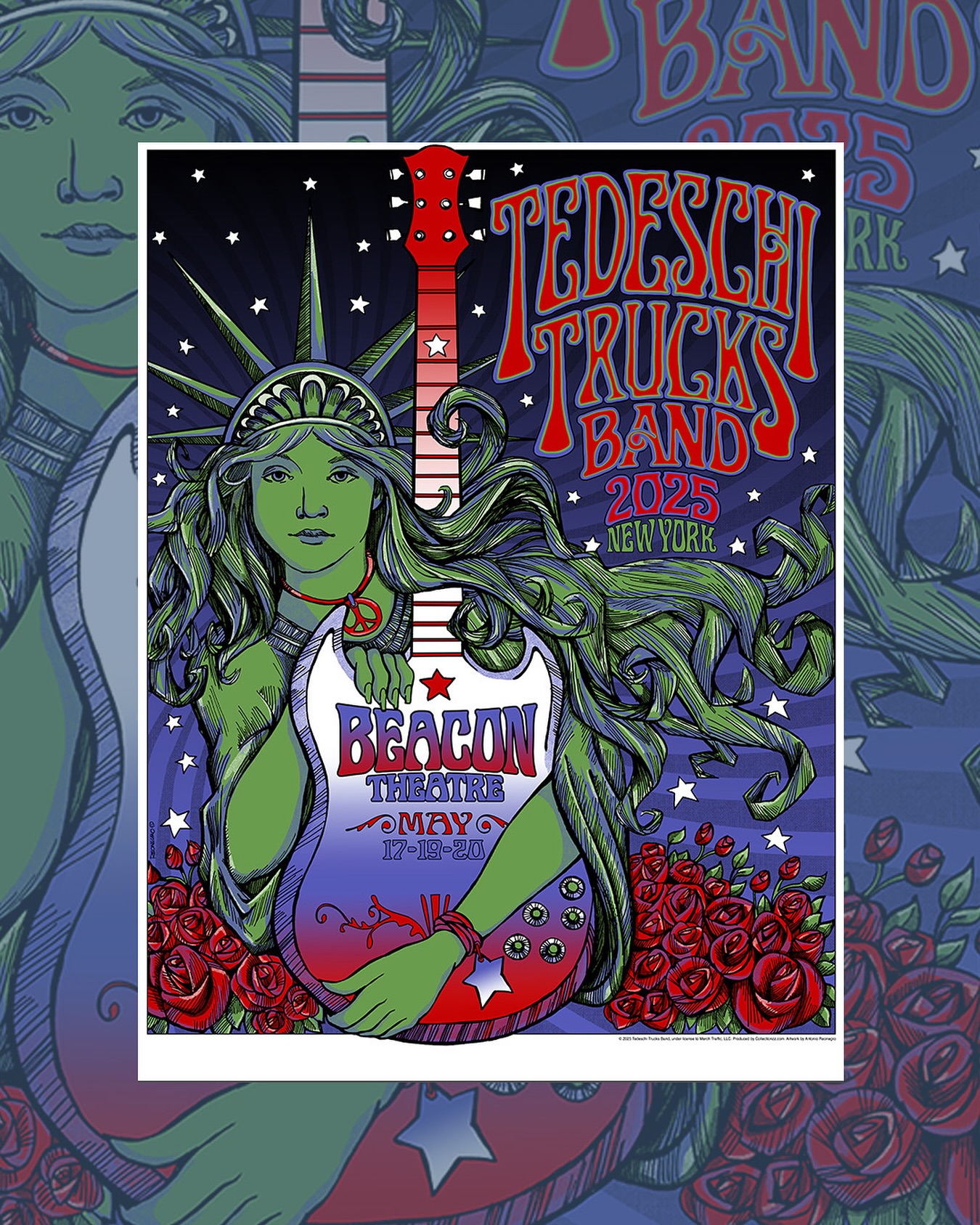 Beacon Show Poster Unveiled New Beacon show poster unveiled with exclusive 18x24 prints available at merch for fans!!
