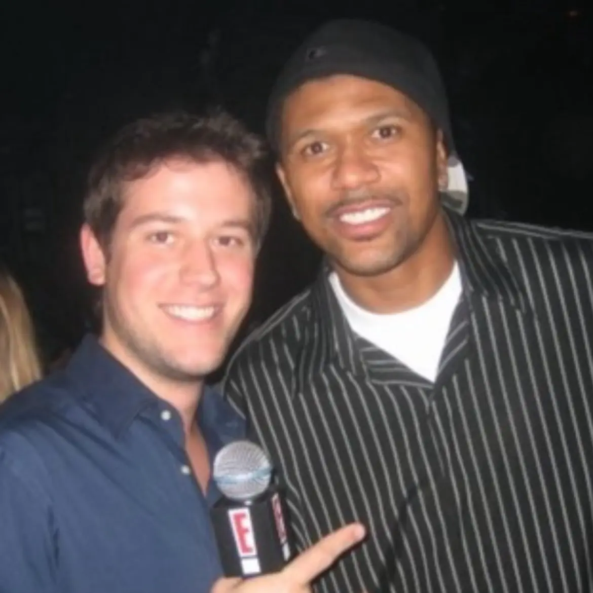 Ben Lyons Cheers Knicks Past Pacers Courtside