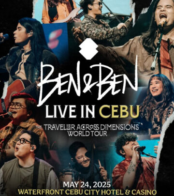 Ben&Ben ignites Cebu on May 24 with 'Saranggola' energy at The Traveller Across Dimensions