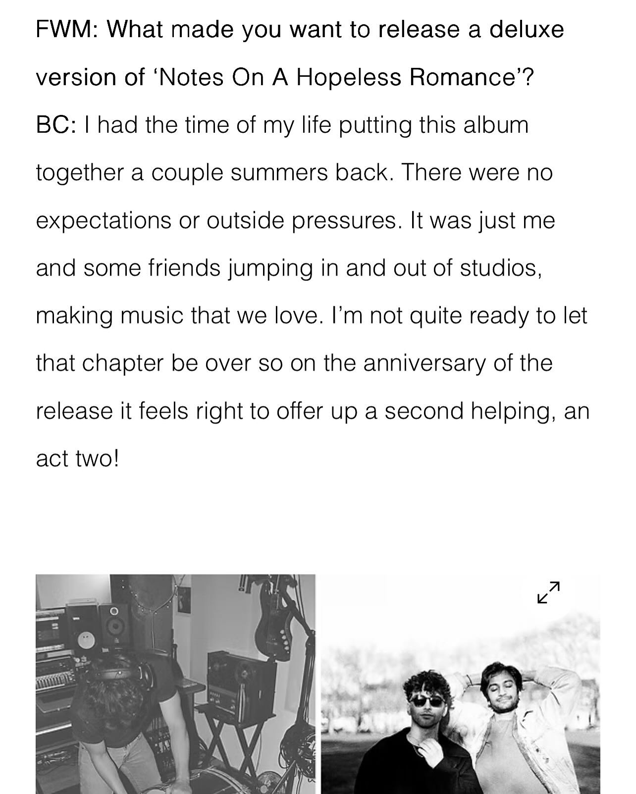 Benedict Cork Marks Milestone With Album Retrospective