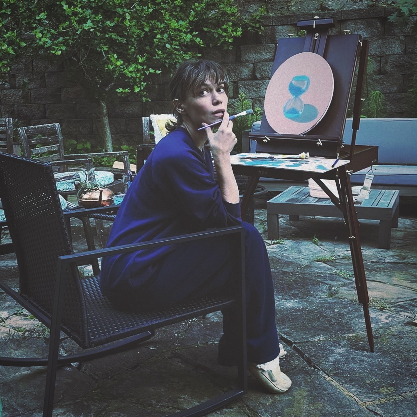 Bethany Joy Lenz Returns To Art With Reflective Painting Bethany Joy Lenz reconnects with art, finding solace through bold brush strokes, revived!
