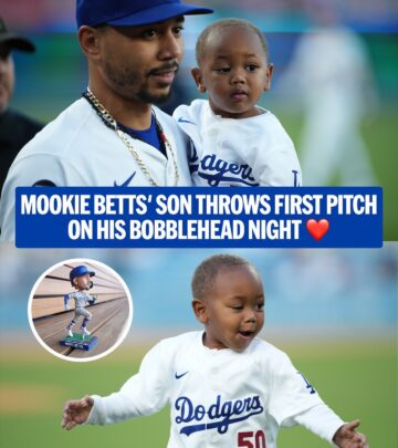 Betts Family Shines on Bobble Head Night