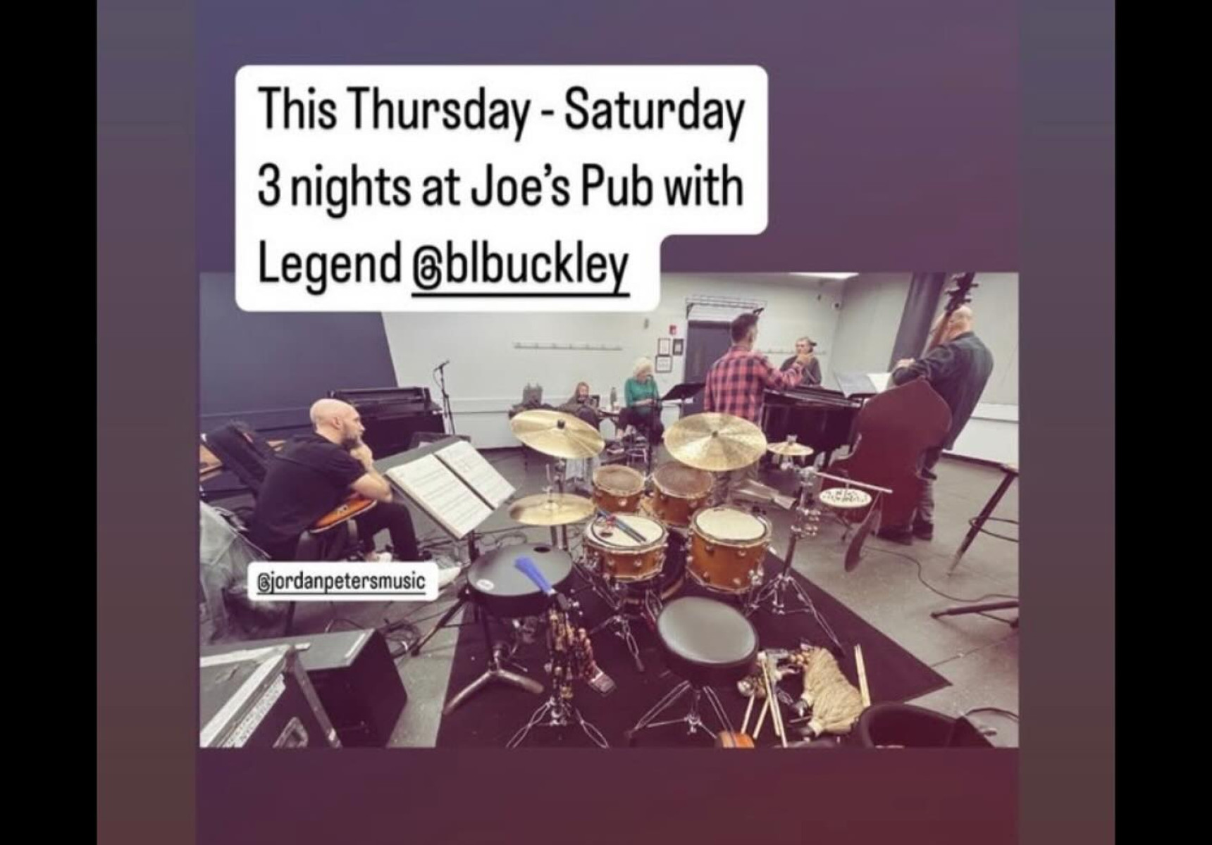 Betty Buckley Rehearses For Three-Night Joe’s Pub Engagement A glimpse behind rehearsals with music icons gearing up for spectacular Joe's Pub nights!!