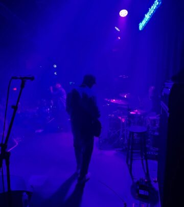 Experience Bilal’s fresh style and soulful vibes as he sports a bold blue tone with passion