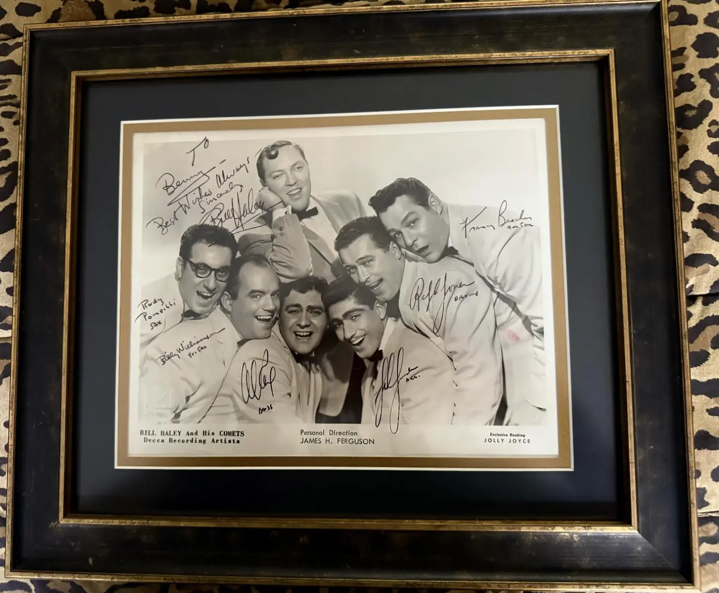 Frank Stallone shows rare Bill Haley memorabilia, uniting rock heritage with pure passion.