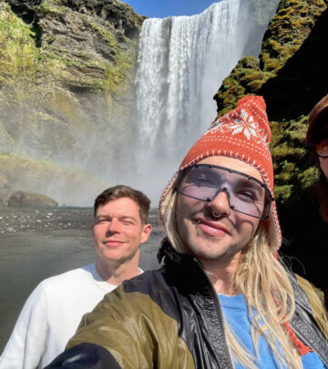 Singer posts tropical yacht photos of bandmates as he hints at an upcoming milestone ahead