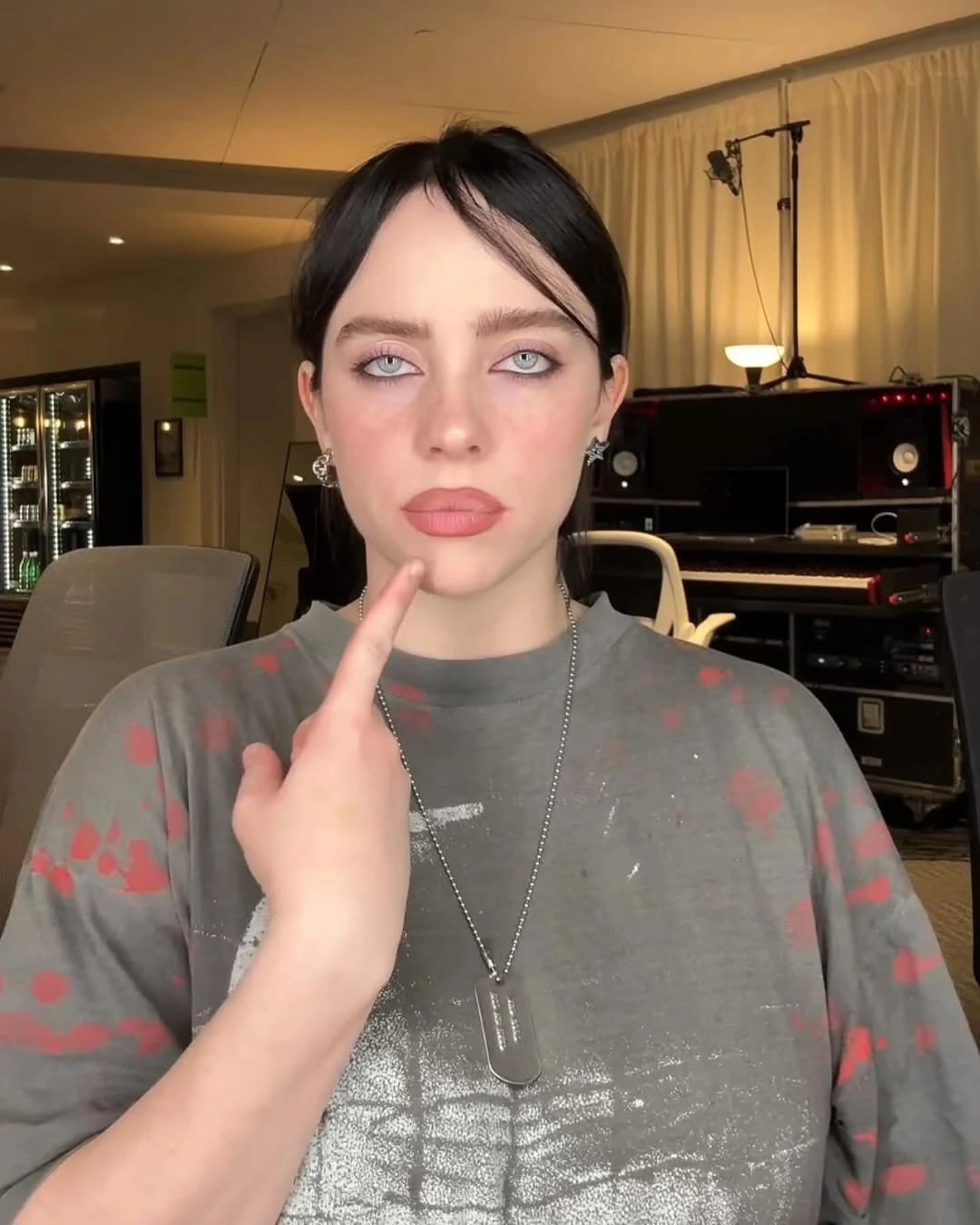 Billie Eilish Rocks Bold Instagram Look
