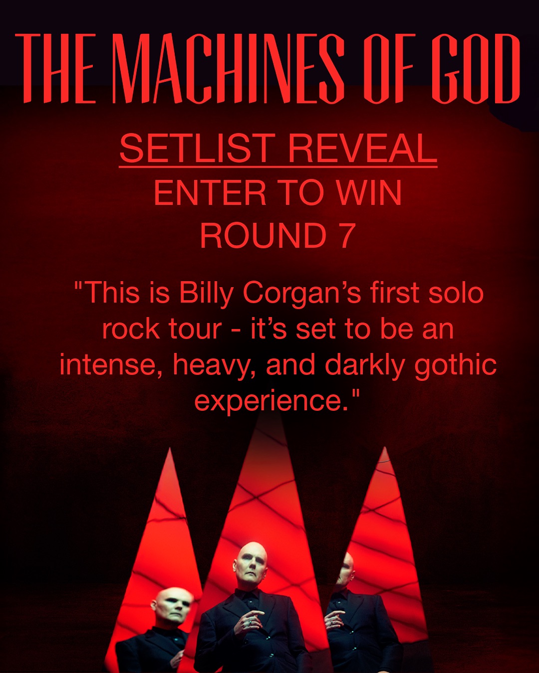 Billy Corgan Solo Rock Tour Giveaway Launches