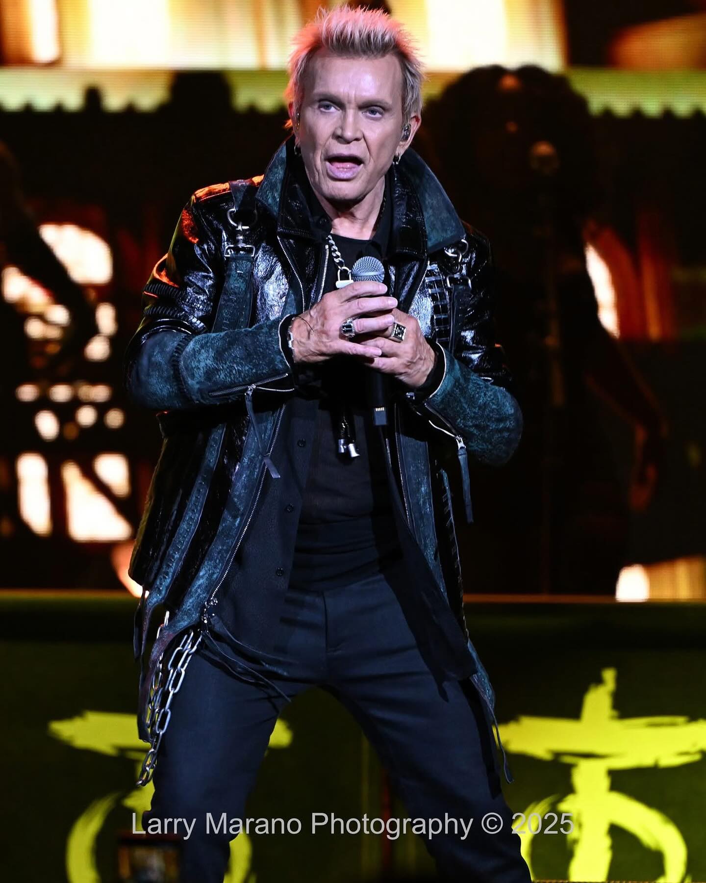 Billy Idol Ignites Stage In Sunrise