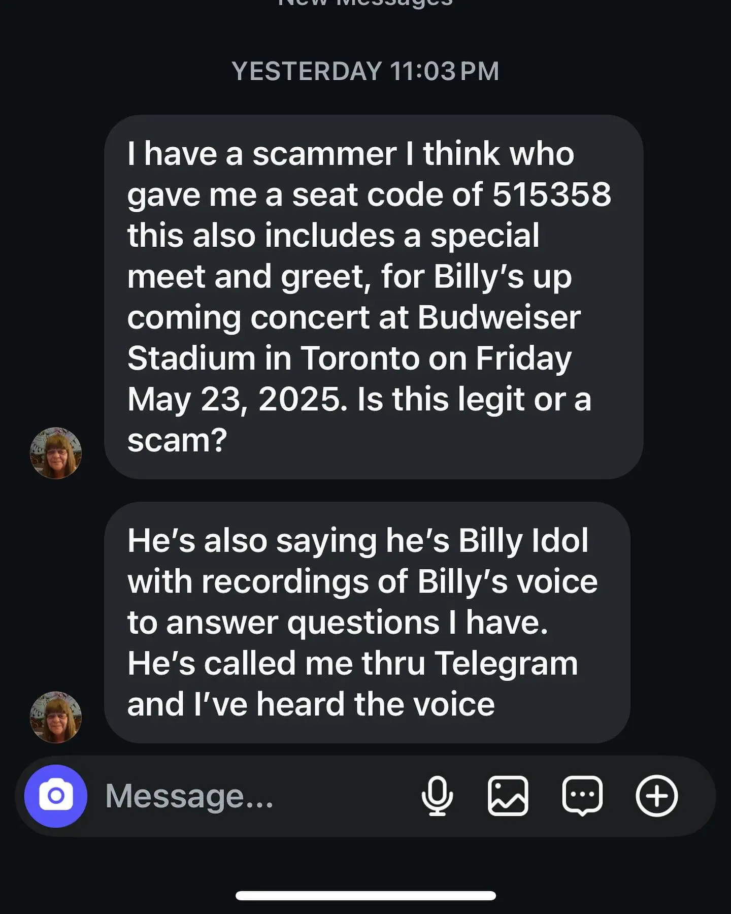Billy Idol Warns Fans Against Scammers on Instagram The icon alerts followers to fraudulent solicitations, stressing he never asks for money.