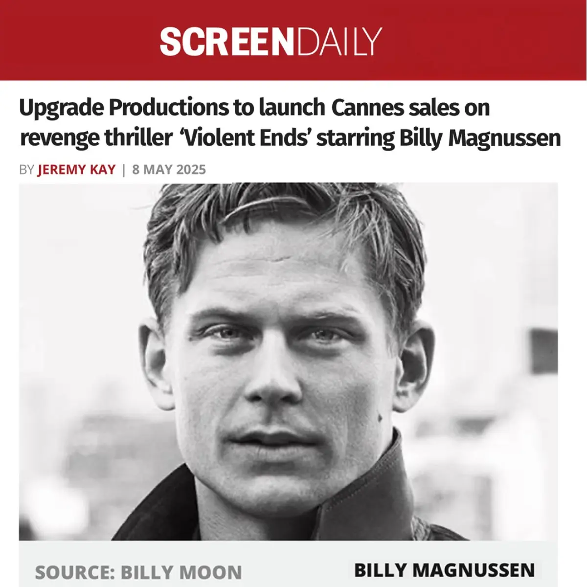 Billy Magnussen Begins New Business Venture Billy Magnussen’s latest Instagram post signals a bold, new chapter in his versatile career!
