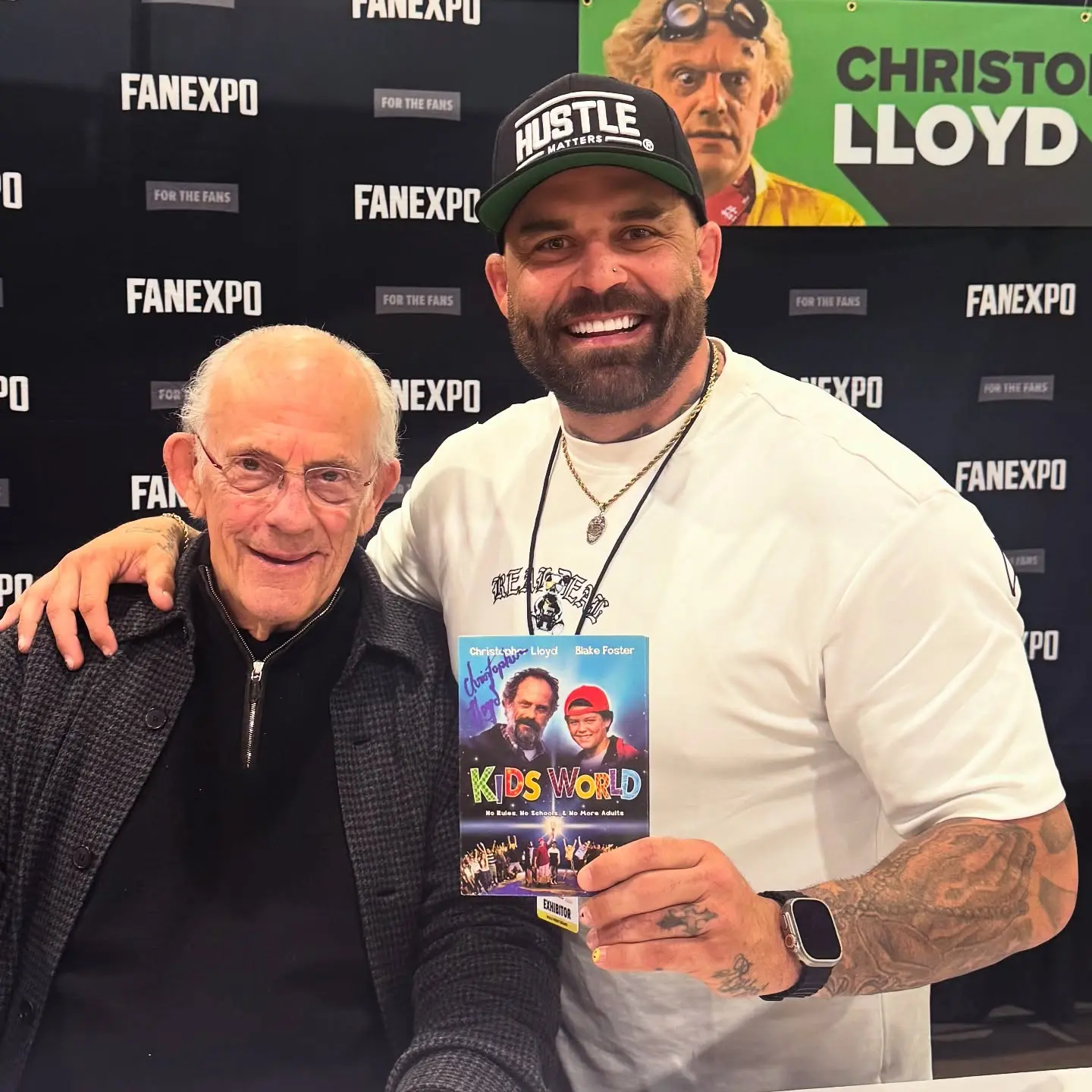 Blake Foster’s Full Circle Moment at Philly Fan Expo Childhood memories reignite as Blake Foster reconnects Christopher Lloyd at Philly expo!!!