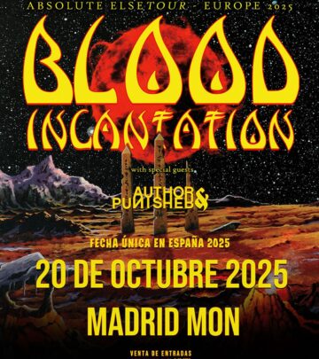 Spain’s sole date on Oct. 20 at Mon, featuring Author & Punisher; tickets on sale Friday!!
