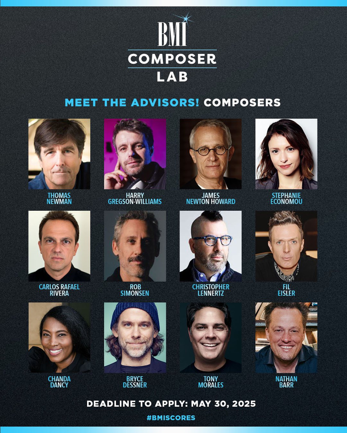 BMI Composer Lab: Expert Advisory Lineup Unveiled Seasoned professionals boost creative skills in a groundbreaking music session for talent.