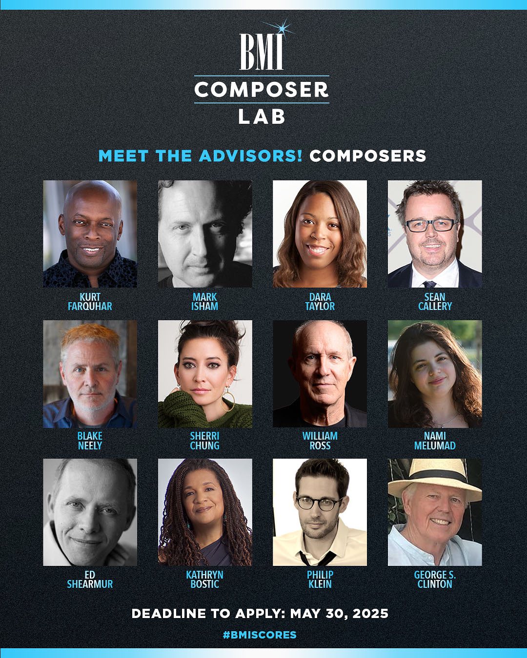 BMI Composer Lab: Expert Advisory Lineup Unveiled
