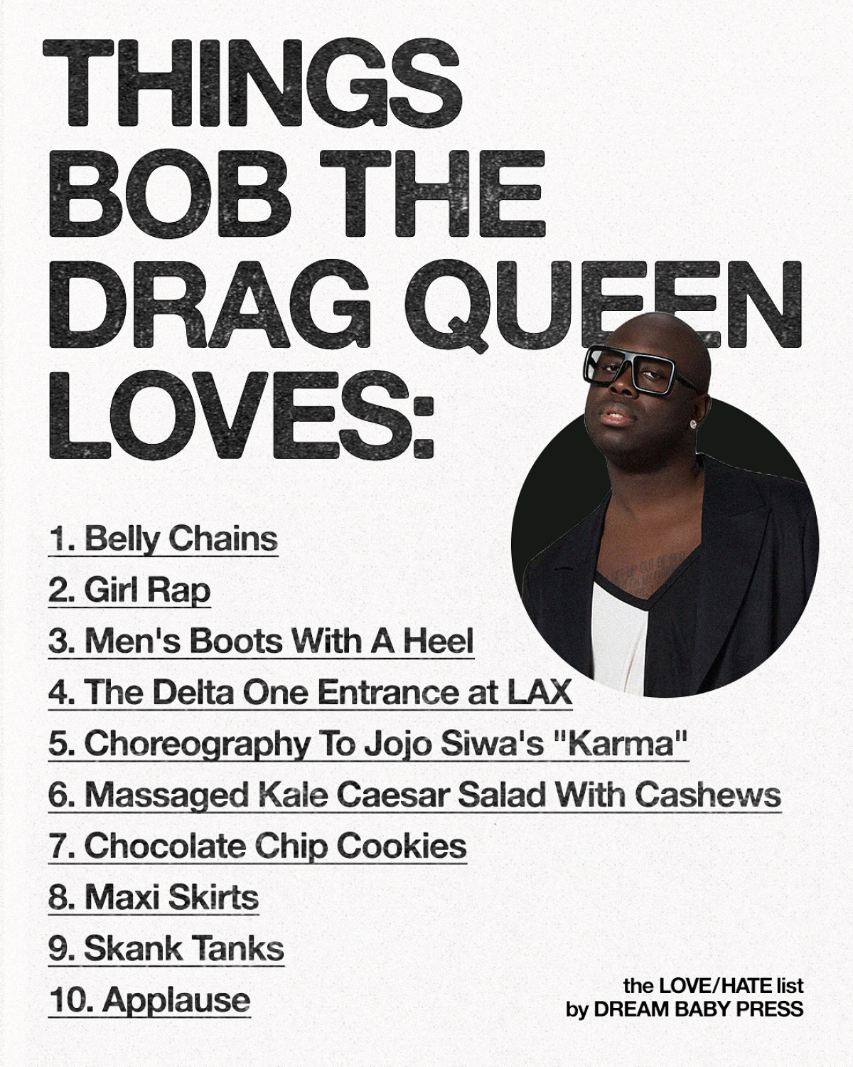 Television royalty spills his list of loves and hates, debuting his witty novel, in print!
