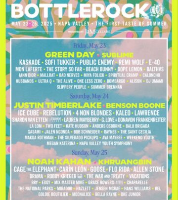 Ice Cube leads the charge at BottleRock Napa on May 24, inspiring Californian summer vibes.