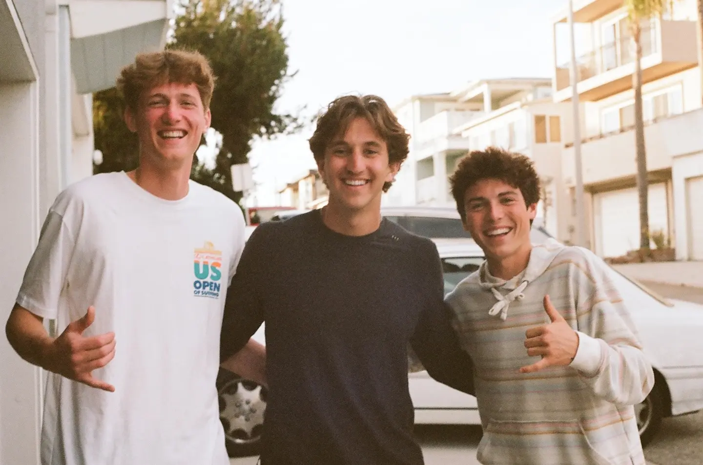 Brady Noon Wows in Bold Beach Shorts