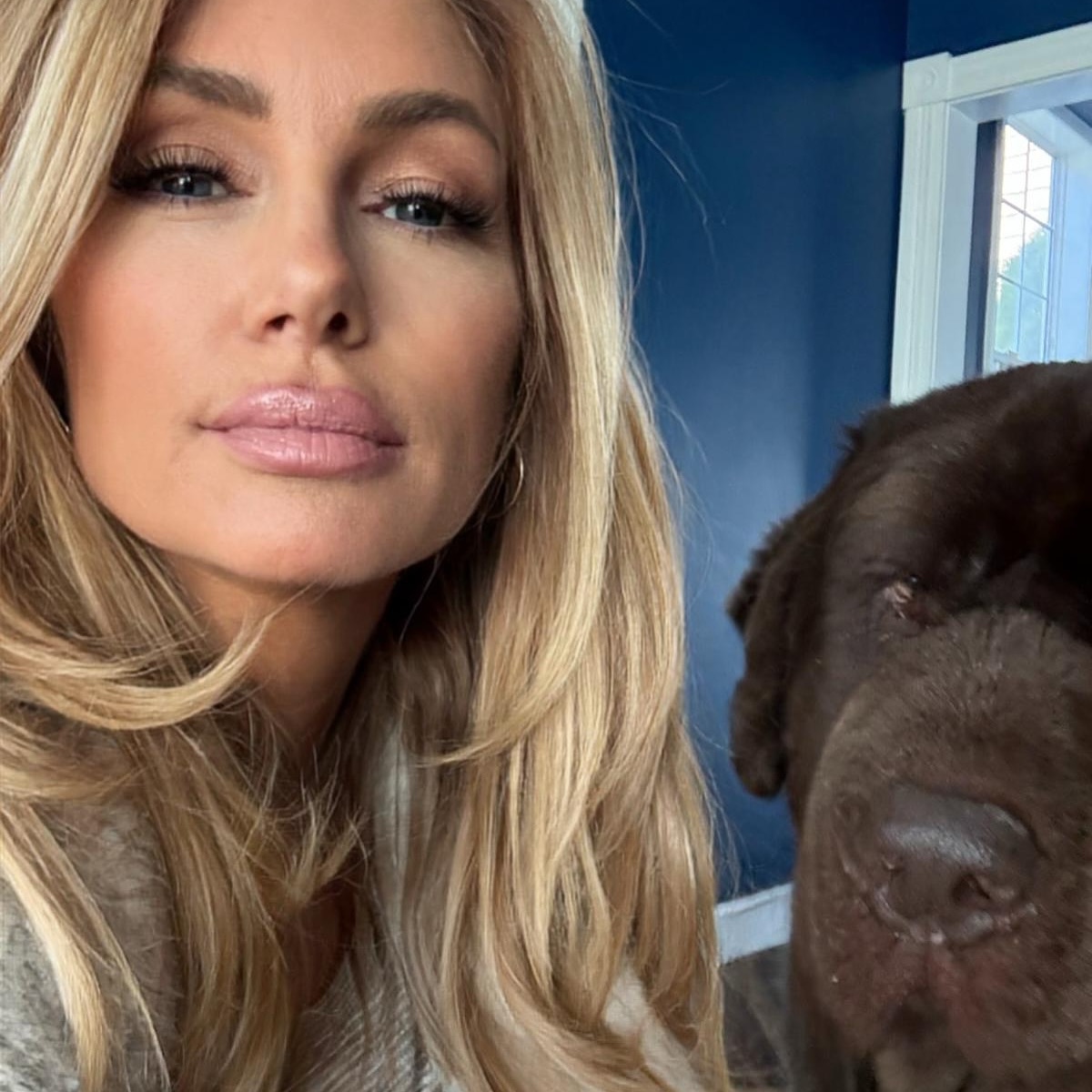 Brande Roderick Shares Weekend Cheer With Teddy Bear