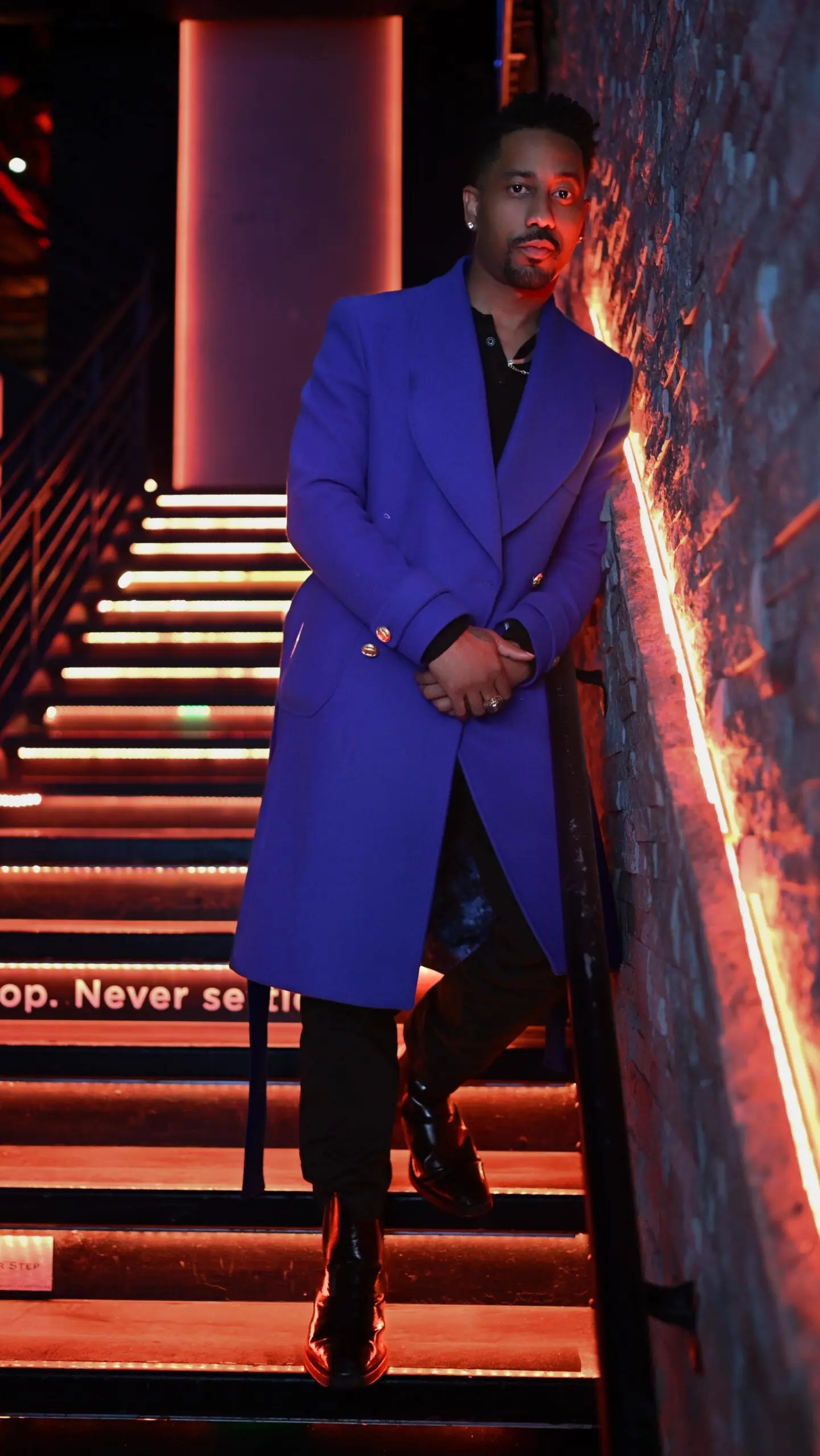 Actor Brandon T. Jackson thanks fans while electrifying audiences on Chest Out Comedy Tour.