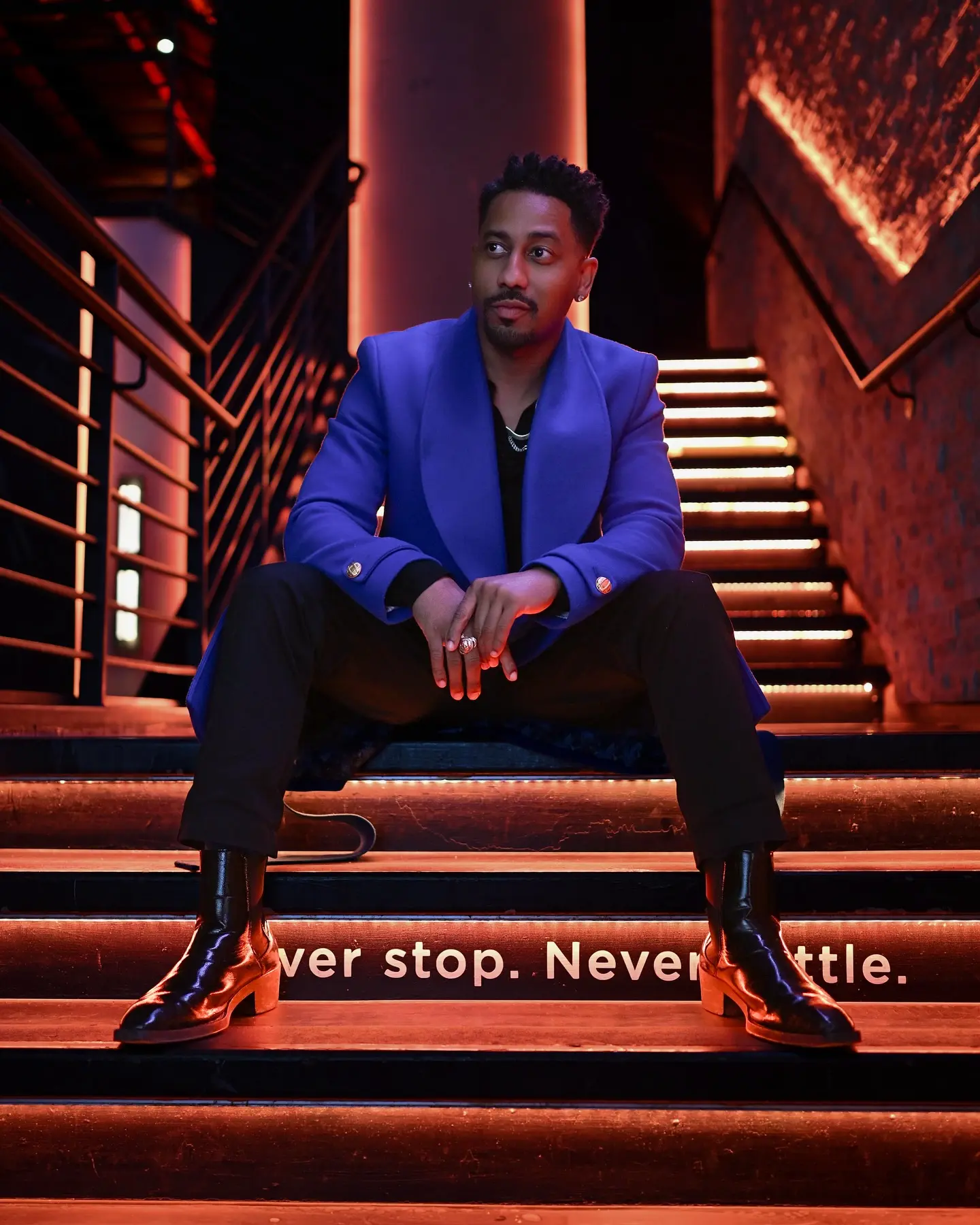 Fashion and flair come alive as Brandon T. Jackson dazzles at Brooklyn Chop House Live Now