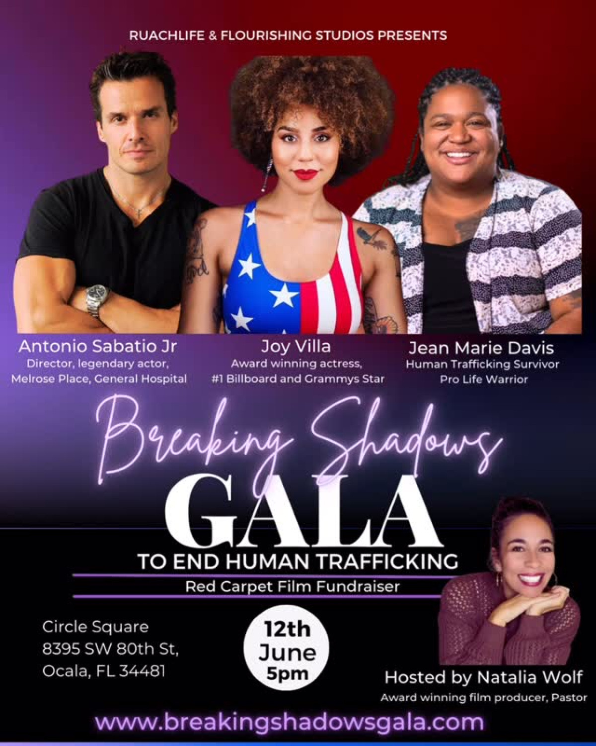 Ocala's gala on June 12 ignites impact with film, truth, and reform for trafficking. Now!!