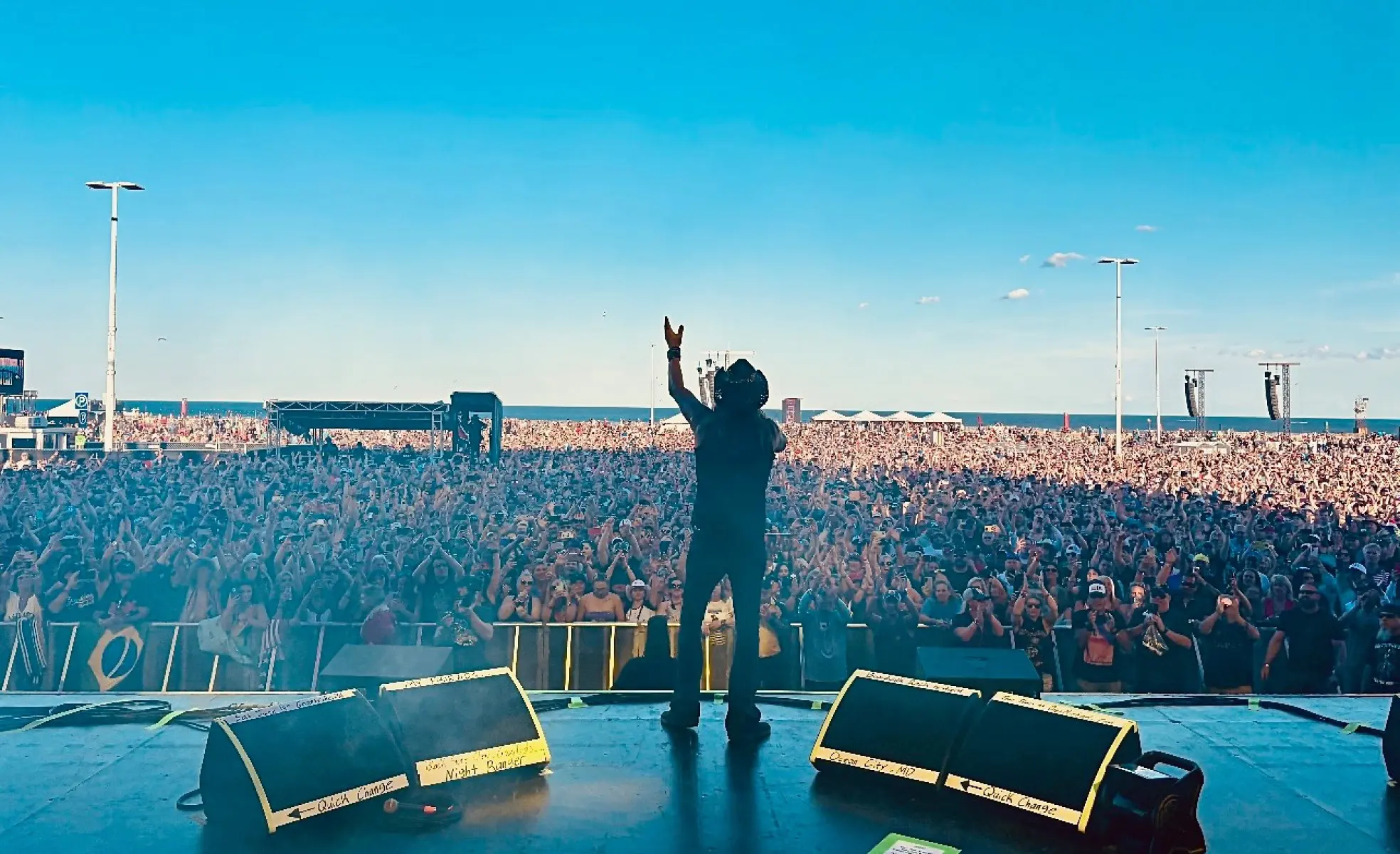 Bret Michaels Shines At Boardwalk Rock Fest Bret Michaels rocks 60k fans at Ocean City's Boardwalk stage, celebrating music and unity.